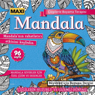 Maxi Mandala Çizgilerle Boyama Terapisi 11