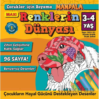 Maxi Mandala Renklerin Dünyası Mandala 1
