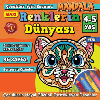 Maxi Renklerin Dünyası - Çocuklar İçin Boyama 9