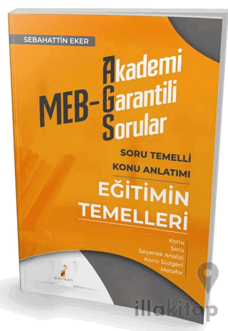 MEB - AGS Eğitimin Temelleri Soru Temelli Konu Anlatımı
