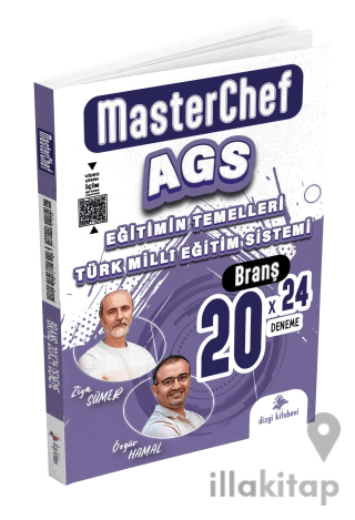 MEB-AGS Eğitimin Temelleri, Türk Milli Eğitim Sistemi MasterChef 20x24 Deneme Çözümlü