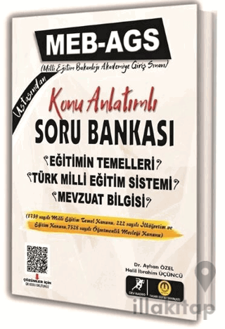 MEB - AGS Eğitimin Temelleri ve Türk Milli Eğitim Sistemi ve Mevzuat B