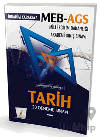 MEB - AGS Hazırlık Tarih 20 Deneme Sınavı Tamamı Dijital Çözümlü