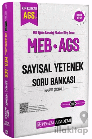 MEB AGS Kim Korkar Sayısal Yetenek Soru Bankası Tamamı Çözümlü