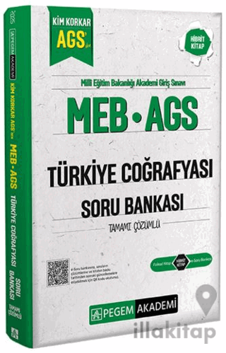 MEB AGS Kim Korkar Türkiye Coğrafyası Soru Bankası Tamamı Çözümlü