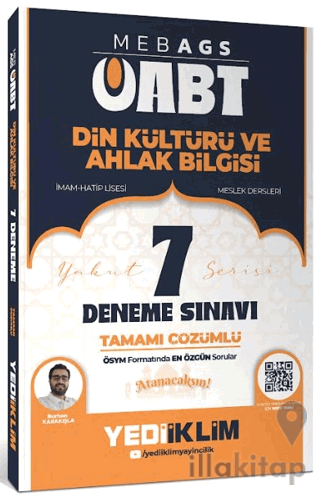 MEB-AGS ÖABT Din Kültürü ve Ahlak Bilgisi Tamamı Çözümlü 7 Deneme Sına