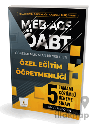 MEB-AGS ÖABT Özel Eğitim Öğretmenliği Tamamı Çözümlü 5 Deneme Sınavı