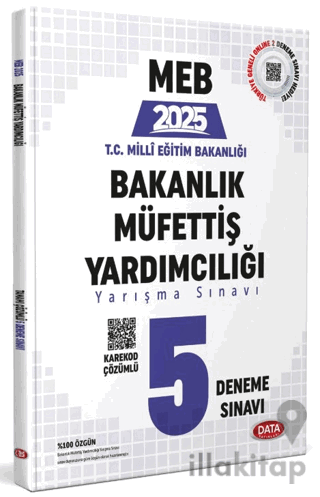 MEB Bakanlık Müfettiş Yardımcılığı 5 Deneme Sınavı - Karekod Çözümlü