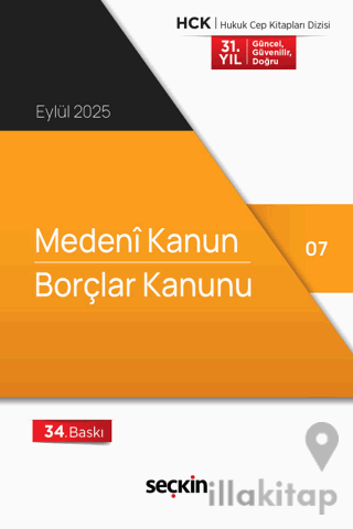 Medeni Kanun - Borçlar Kanunu (Cep Kitabı)