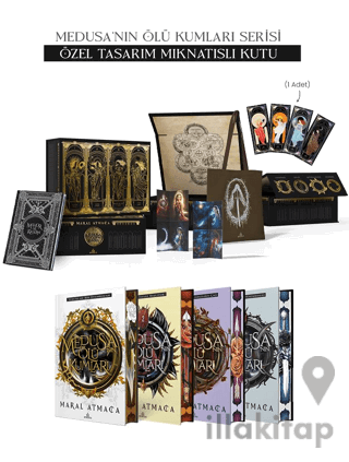 Medusa’nın Ölü Kumları Serisi - Hediyeli Yan Boyamalı Mıknatıslı Kutu