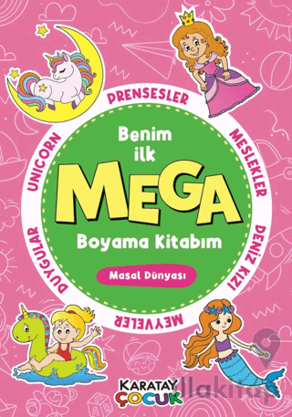 Mega Boyama Kitabım-Masal Dünyası