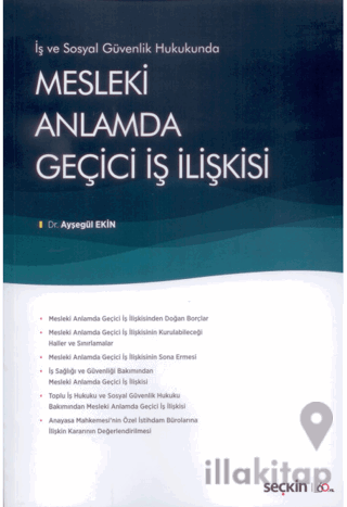 Mesleki Anlamda Geçici İş İlişkisi