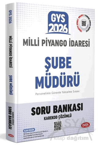 Milli Piyango İdaresi Genel Müdürlüğü GYS Şube Müdürü Soru Bankası - K