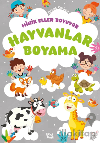 Minik Eller Boyuyor – Hayvanlar Boyama Kitabı
