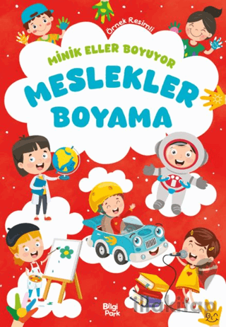 Minik Eller Boyuyor – Meslekler Boyama Kitabı