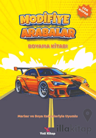 Modifiye Arabalar Boyama Kitabı