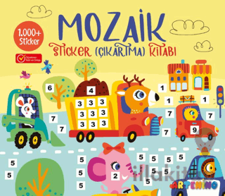 Mozaik Sticker Çıkartma Kitabı - Sarı
