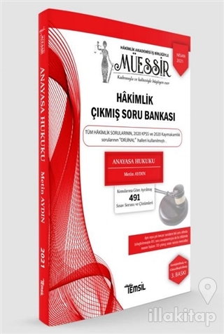 Müessir Adli-İdari Hakimlik Çıkmış Soru Bankası ve Çözümleri Anayasa H