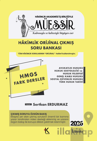 Müessir HMGS Fark Dersler Çıkmış Soru Bankası