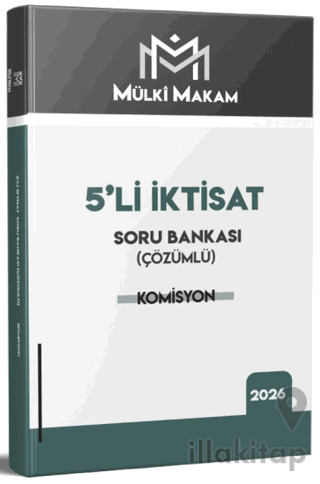 Mülki Makam 5'li İktisat Soru Bankası Çözümlü