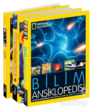 National Geographic Kids Bilim Ansiklopedi Seti (3 Kitap Takım) (Ciltl