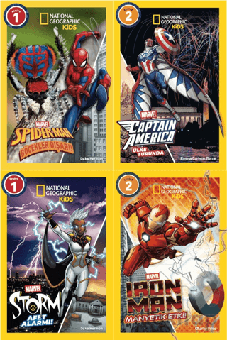 National Geographic Kids - Marvel Kahramanları ile Keşif Yolculuğu Ser