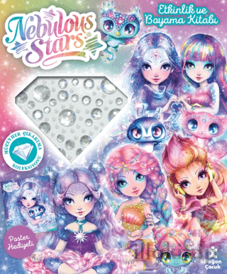 Nebulous Stars - Mücevher Koleksiyonu Etkinlik ve Boyama Kitabı