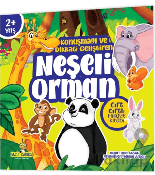 Neşeli Orman Cırt Cırtlı Hikaye Kitabı (Konuşmayı ve Dikkati Geliştiren)