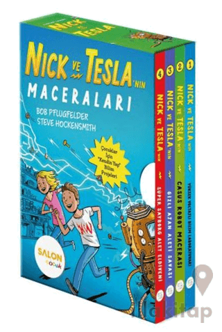 Nick ve Tesla (Kutulu 4 Kitap Takım)