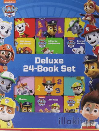 Nickelodeon PAW Patrol Chase, Skye, Marshall, And More!: Deluxe My First Library Board Book Block 24-Book Set