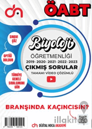ÖABT Biyoloji Öğretmenliği Son Beş Yıl Çıkmış Sorular Tamamı Video Çözümlü