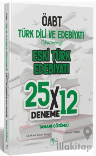 ÖABT Eski Türk Edebiyatı 25x12 Deneme Çözümlü