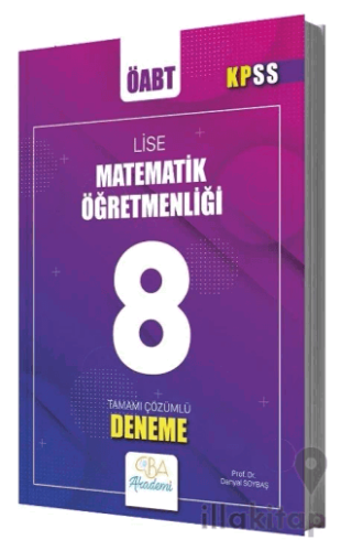 ÖABT Lise Matematik Öğretmenliği 8 Deneme Çözümlü