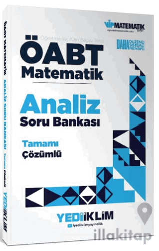 ÖABT Matematik Öğretmenliği Analiz Tamamı Çözümlü Soru Bankası