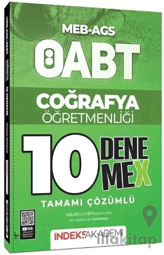 ÖABT MEB-AGS Coğrafya Öğretmenliği 10 DenemeX Çözümlü