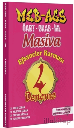 ÖABT MEB-AGS Din Kültürü Öğretmenliği Efsaneler Karması 4 Deneme