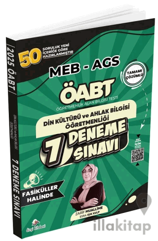 ÖABT MEB-AGS DKAB Din Kültürü ve Ahlak Bilgisi Öğretmenliği 7 Deneme Fasikül Çözümlü
