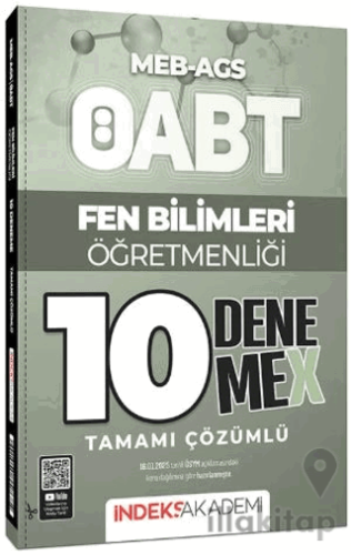 ÖABT MEB - AGS Fen Bilimleri Öğretmenliği 10 DenemeX Çözümlü