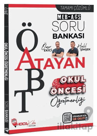 ÖABT MEB-AGS Okul Öncesi Öğretmenliği Atayan Soru Bankası Çözümlü