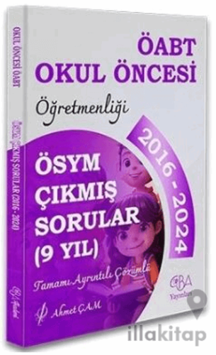 ÖABT MEB-AGS Okul Öncesi Öğretmenliği Çıkmış Sorular Son 9 Yıl Çözümlü