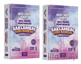 ÖABT MEB-AGS Okul Öncesi Öğretmenliği Saklambaç Soru Bankası Set