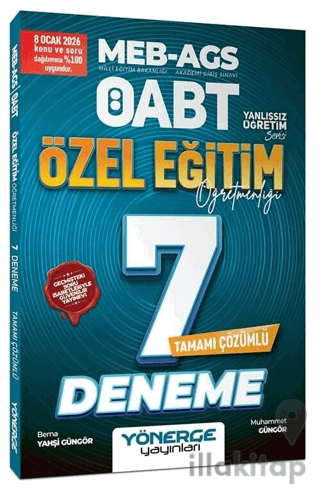 ÖABT MEB-AGS Özel Eğitim Öğretmenliği 7 Deneme