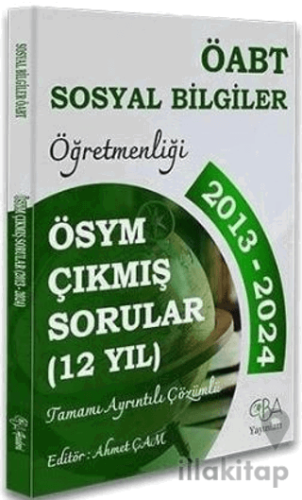 ÖABT MEB-AGS Sosyal Bilgiler Öğretmenliği Çıkmış Sorular Son 12 Yıl Çö