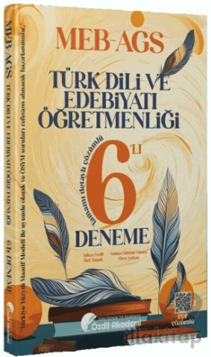 ÖABT MEB-AGS Türk Dili ve Edebiyatı 6 Deneme Çözümlü
