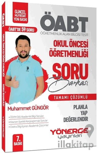 ÖABT Okul Öncesi Öğretmenliği Planla Yap Değerlendir Soru Bankası Çözümlü