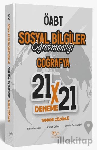 ÖABT Sosyal Bilgiler Coğrafya 21x21 Deneme Çözümlü