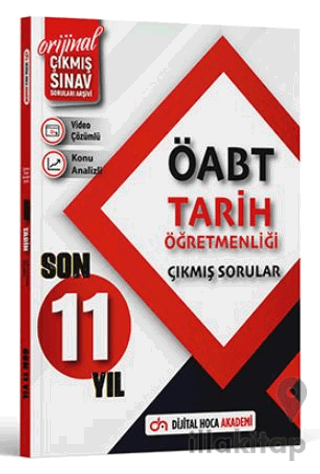 ÖABT Tarih Öğretmenliği Son 11 Yıl Orijinal Çıkmış Sınav Soruları Konu Analizli-Video Çözümlü