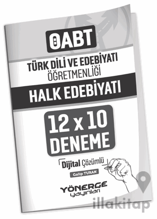 ÖABT Türk Dili ve Edebiyatı Öğretmenliği Halk Edebiyatı 12x10 Deneme Çözümlü