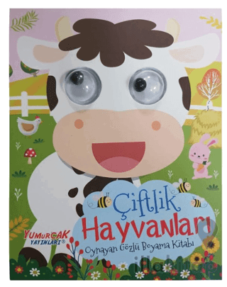 Oynayan Gözlü Boyama Kitabı – Çiftlik Hayvanları