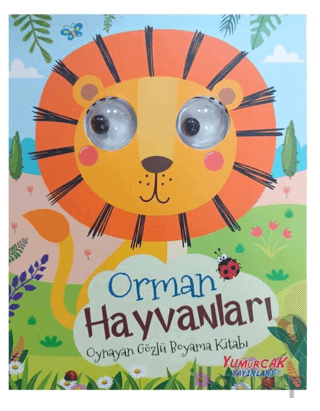 Oynayan Gözlü Boyama Kitabı – Orman Hayvanları